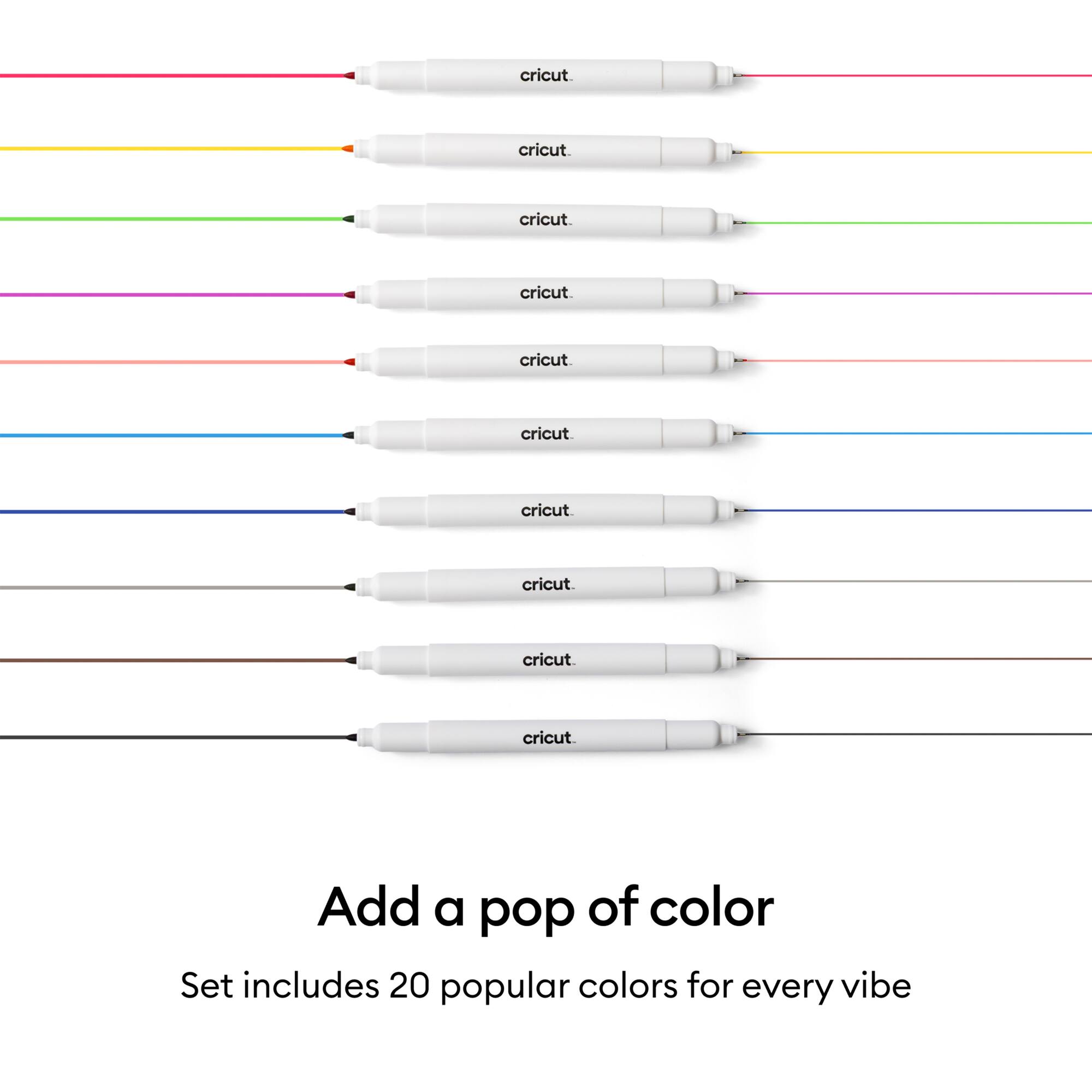 Cricut Joy™ Dual-Sided Markers Ultimate Set, 20ct.